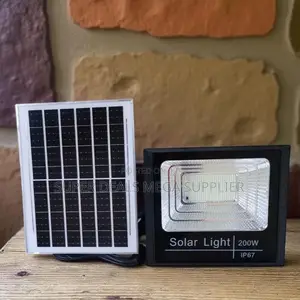 200 Watts Solar Flood Light Outdoor Ip67 Waterproof Energy Efficient