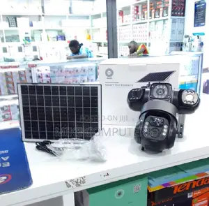 V380 4g 3 Lens Smart CCTV Solar Out Door Camera