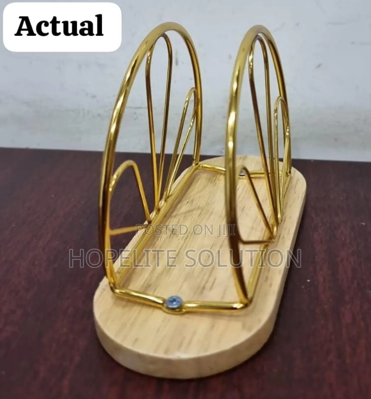 Bamboo Base Serviette Holder
