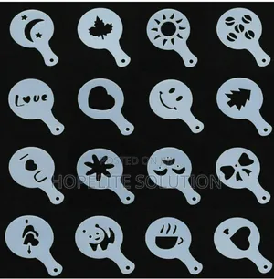 Cappuccino Coffee Barista Stencils Template-