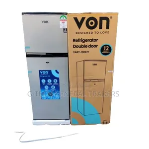 Von 136l Double Door Energy Saver Refrigerator