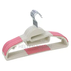 Sturdy Plastic Household Hangers 10pcs