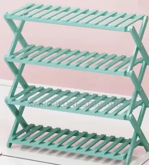Modern Foldable Bamboo Shoe Organizer