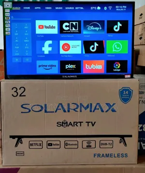 Solarmax 32 Inch Smart Android Tv Frameless With Bluetooth