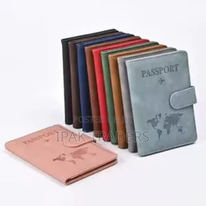 Travel Passport Holder Has Rfid Protection