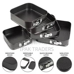 Square Baking Tins Set 6pcs/Set 
Metal