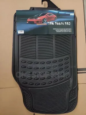 5pc Dotted Car Floor Dust/Waterproof Mats