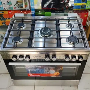 Ramtons Silver Cooker 5gas 90x60 Inox Cooker- (Rf/499) + Free Delivery