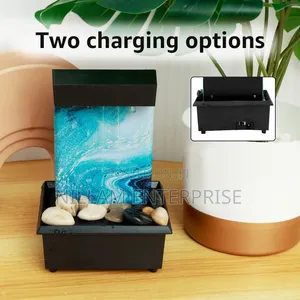 Tabletop Waterfall Decoration With Led Lights