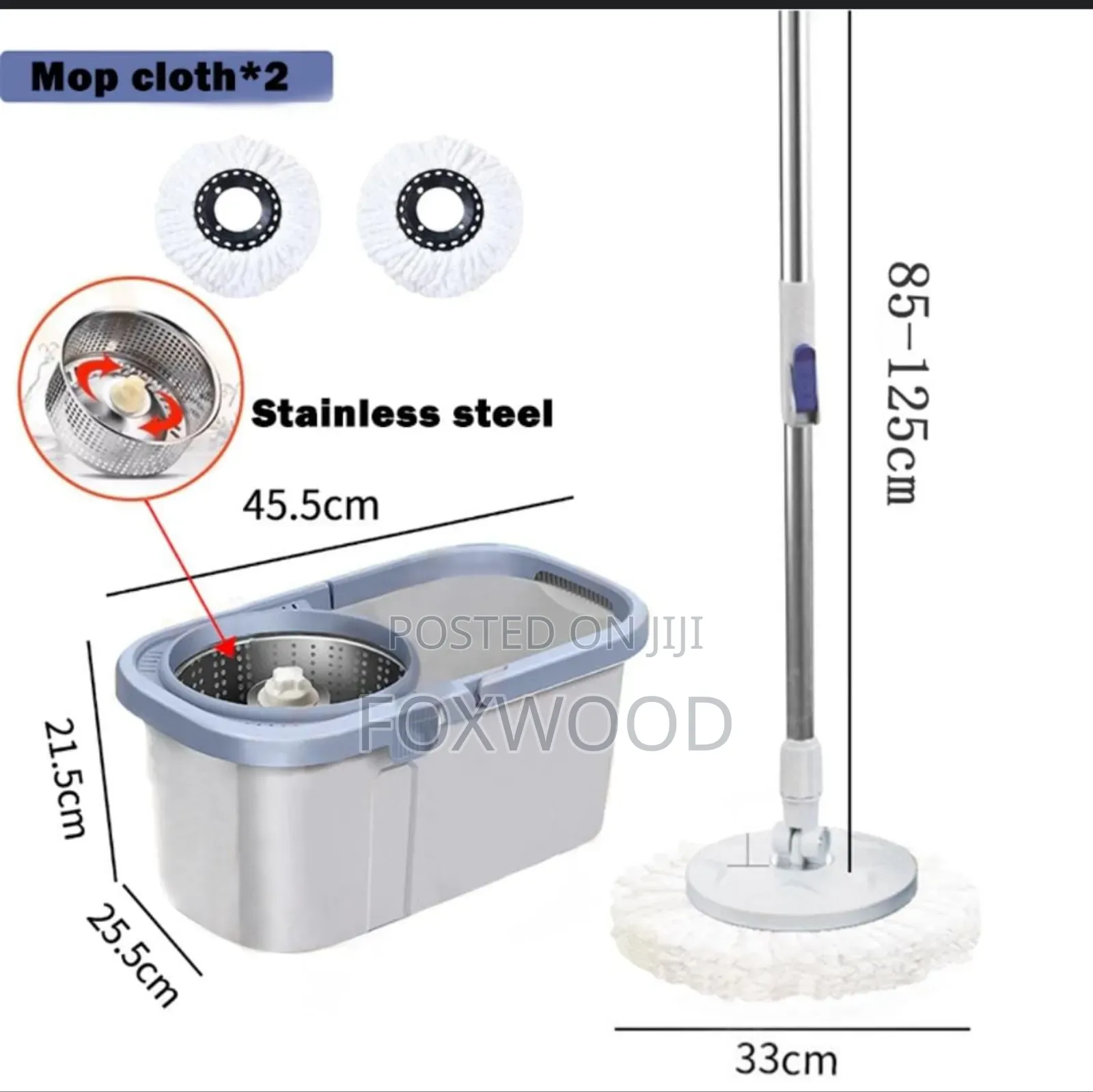Spin Mop and Bucket Set 17l