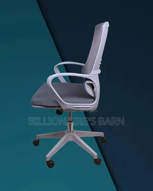 Premium Grey Ergonomic Mesh Office Chair — Fits Compact Office Spaces