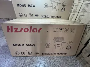 Hzsolar 560w Mono Crystalline Solar Panel