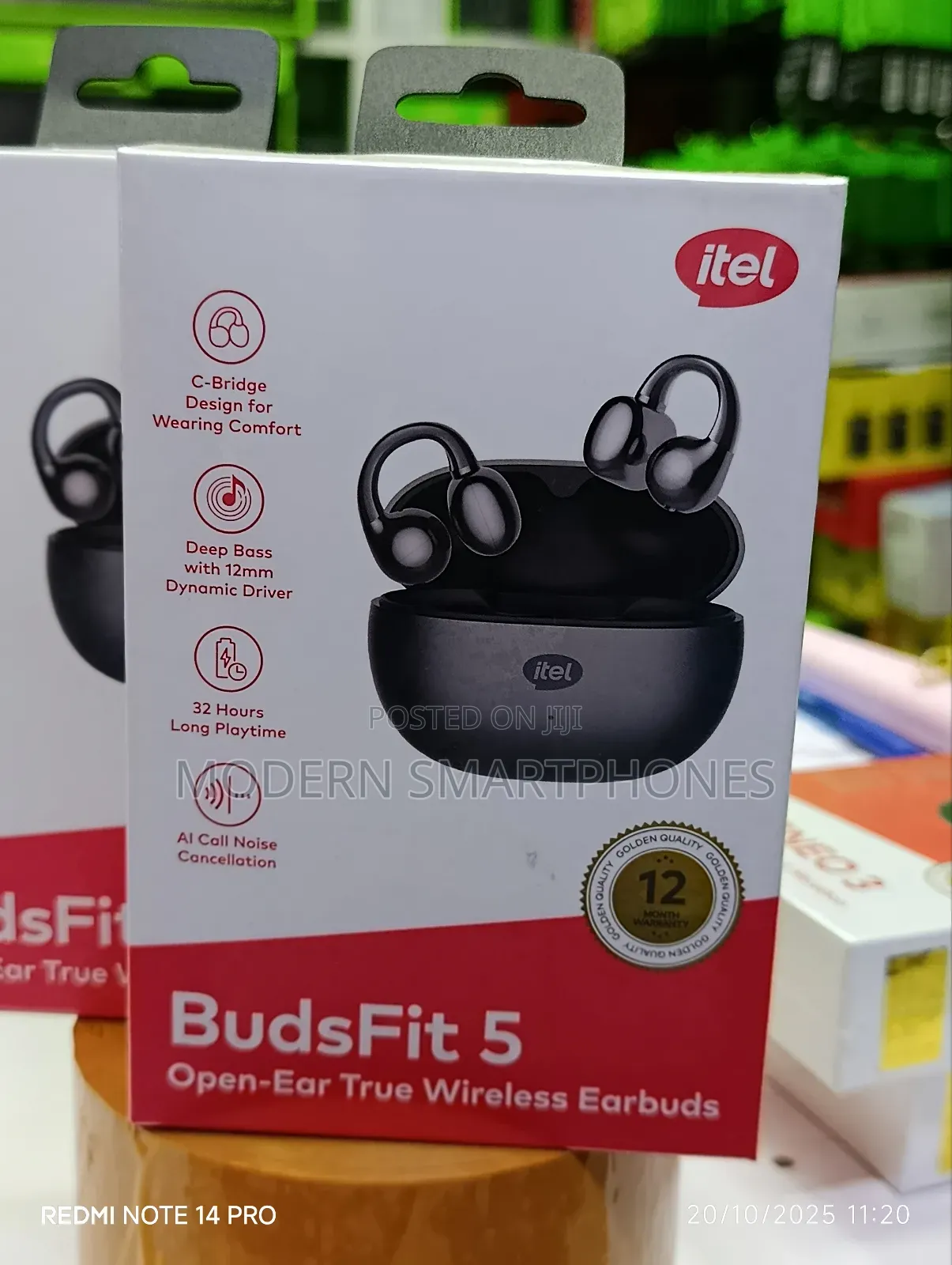 Itel Budsfit 5 Iew-55 Open Ear True Wireless Earbuds