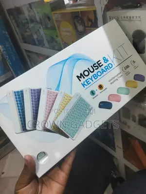 Wireless Bluetooth Keyboard Mouse Rechargeable Combo