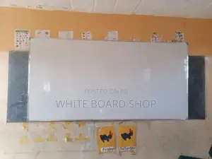 School Magnetic Dry Erase White Board 2.4m X 1.2m (8ft X 4ft)
