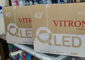 Hot Deal 
Vitron 43" Qled Smart Android Frameless With Bluetooth