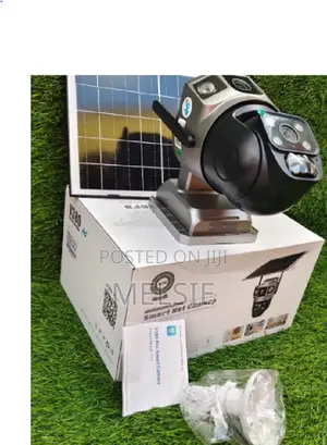 Wireless Outdoor Camera Dual Lens 4g Solar Powered PTZ Camera