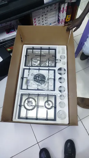 Hisense Built-in 90cm Gas Hob 5 Burner With Wok Burner Hhu90gass