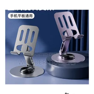Tablet Holder Stand/All Metal 3600 Rotating Foldable Phone/