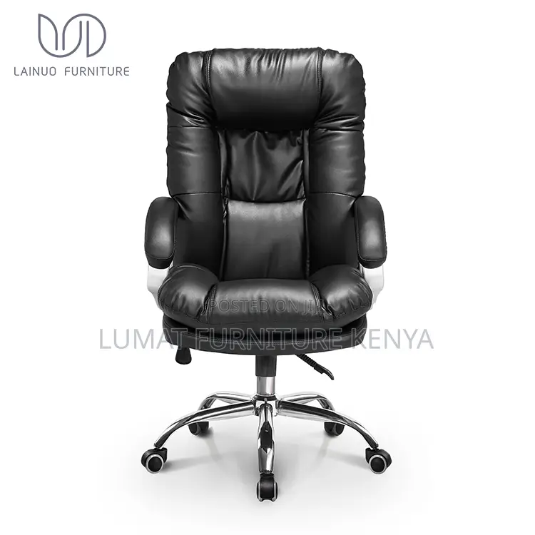 Swivel Leather Office Seat
