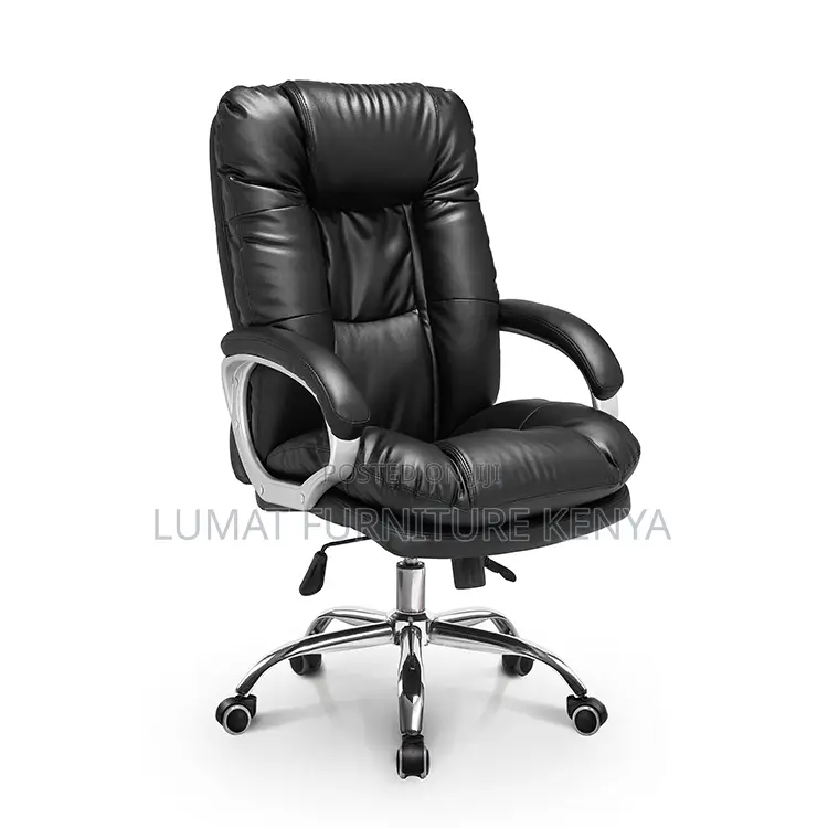 Swivel Leather Office Seat
