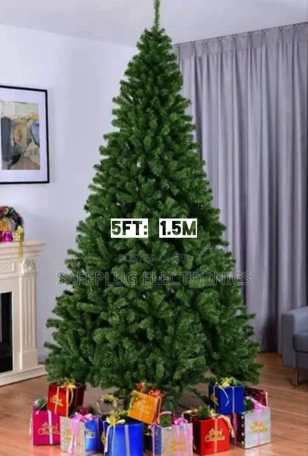 5mtrs, Artificial Christmas Tree Plant - Realistic Cypress Designed
