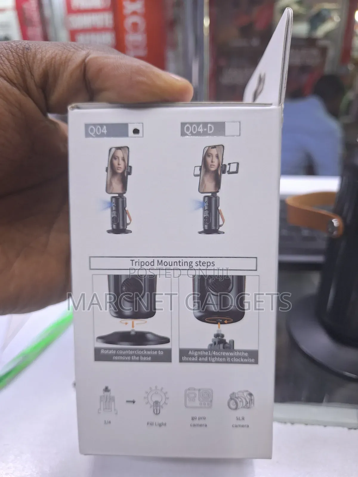 360 Auto Ai Face Tracking Table or Tripod Mounting With Remote