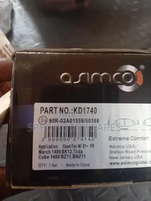 Asimco Brake Pad Nissan Tiida ,Wing Road Note