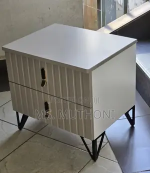 Nordic Luxury Double Drawer Bedside Table / Drawers