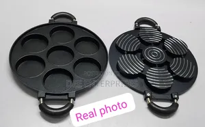 Die-Cast Induction Heavy Gauge 7pc Cupcake/Pancake Baking Pan