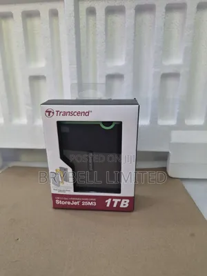 Brand New 1tb Transcend Hard Drive Gray