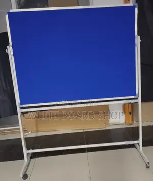Imported Notice Board With Wheeled Stand 120cm X 90cm (4ft X 3ft)