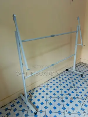 Imported Wheeled White Board Stand (120cm to 240cm) (4ft to 8ft)