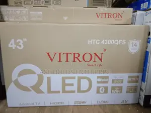 Vitron 43" Smart Qled Tv - Frameless Design Android Television