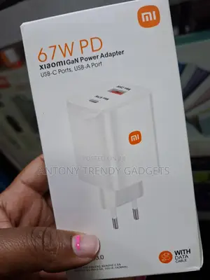 Mi 67w Pd Xiaomi Gan Power Adapter