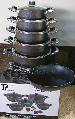 New Restocked Jp 11pcs Non-Stick Coated Cookware Sufuria Set