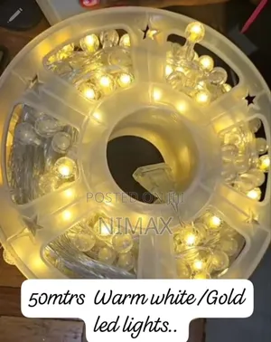 Warm White 50mtrs Round Bulbs Led Lights