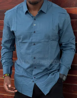 Pockeless Plain Men Formal/Casual Shirts