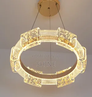 Round Gold Ring Chandelier