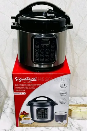 1000watts - 6l Signature Electric Pressure/ Rice Cooker
