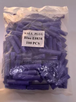 Wall Plug 8*38mm Blue