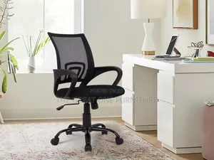 Modern Black Swivel Mesh Office Chair Jg4zs