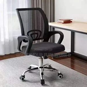 Black Swivel Modern Mesh Office Chair Tf4e