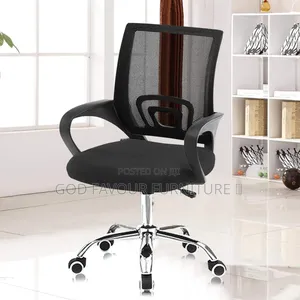 Vintage Black Mesh Office Chair Adjustable Tx4s
