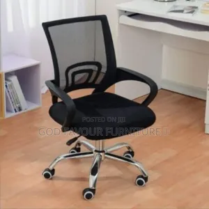 Black Mesh Adjustable Office Chair Ij6d