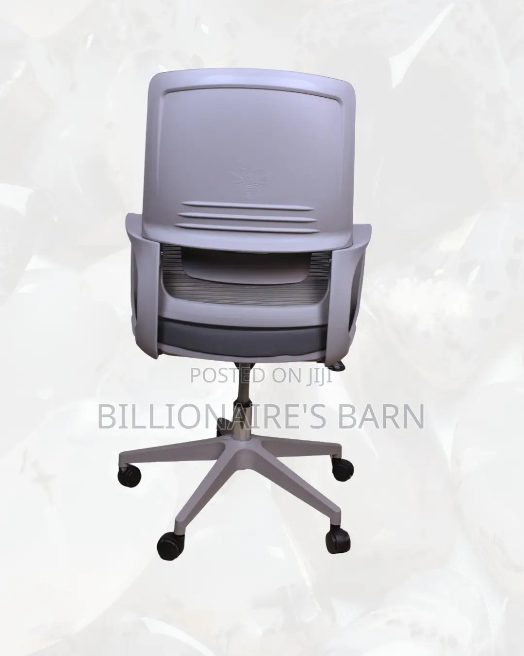 Plush Grey Ergonomic Mesh Office Chair — Great for Study or Work
