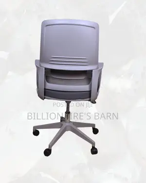 Plush Grey Ergonomic Mesh Office Chair — Great for Study or Work