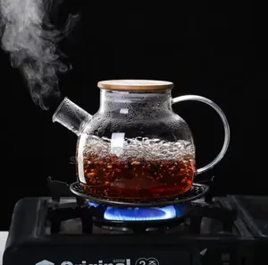 1l Heat Resistant Glass Teapot