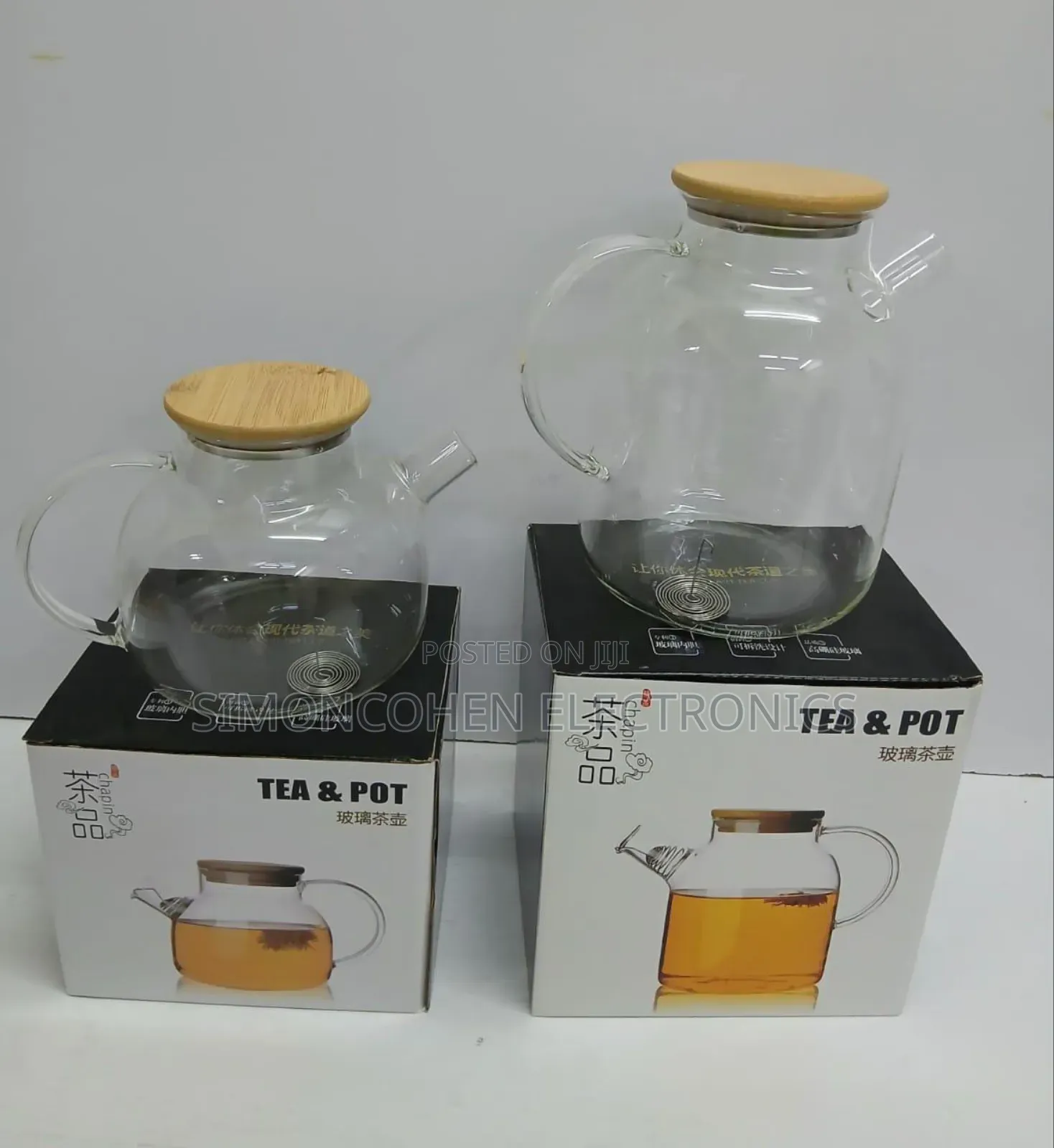1l Heat Resistant Glass Teapot