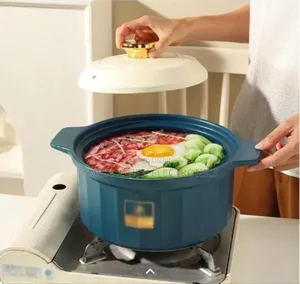 5l Ceramic Cooking Pot With Lid